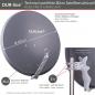 Preview: DUR-line Select 75/80 Anthrazit - Alu Sat-Antenne